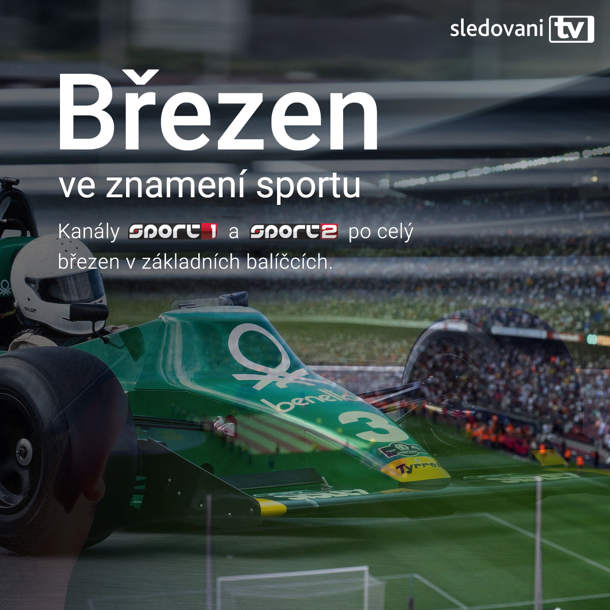 Sport 1 a Sport 2 v základním balíčku (START) zdarma